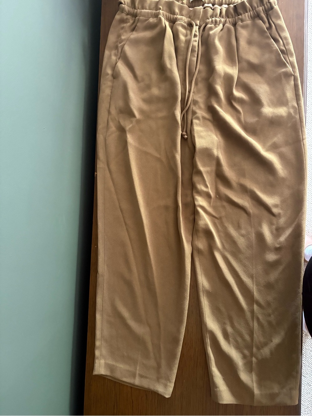 Wilfred Women’s Drawstring Pants in Camel Tan